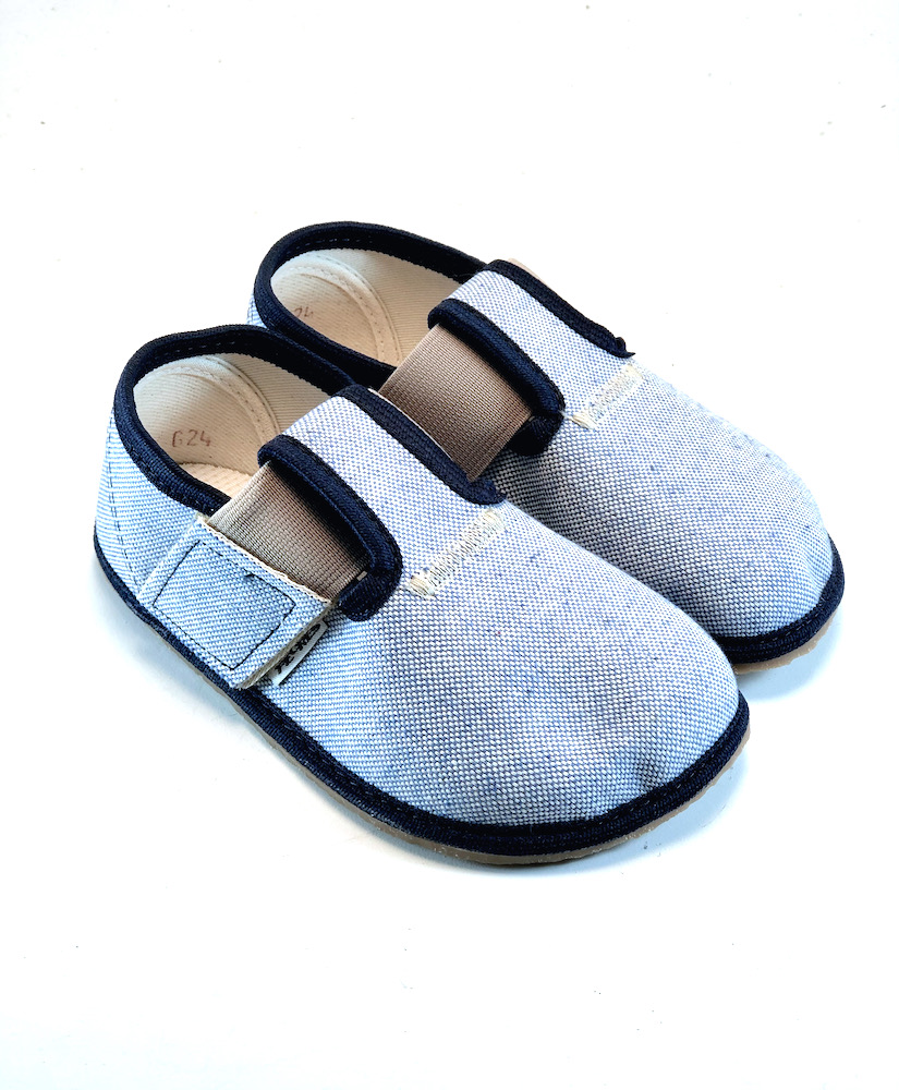 Pegres – barefoot bačkůrky – modré